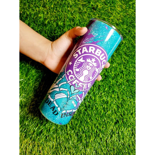 SB Dead Inside 20 oz Skinny Tumbler