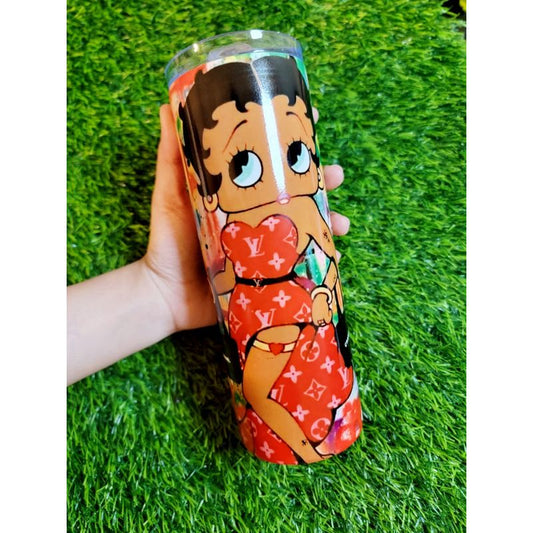 Betty Boop 20 oz Skinny Tumbler