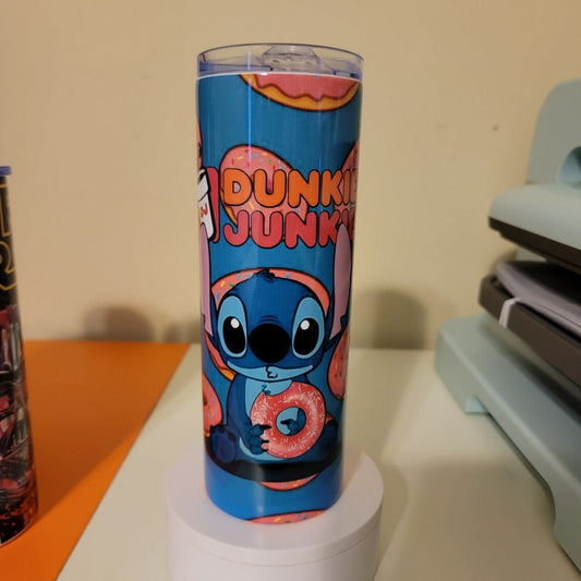 Dunkin Junkie 20 oz Skinny Tumbler