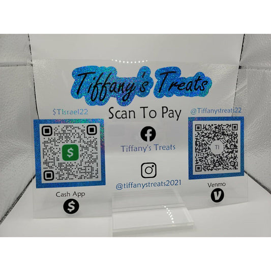 Scan to Pay Vendor Sign