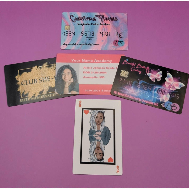 Personalized Aluminum Cards