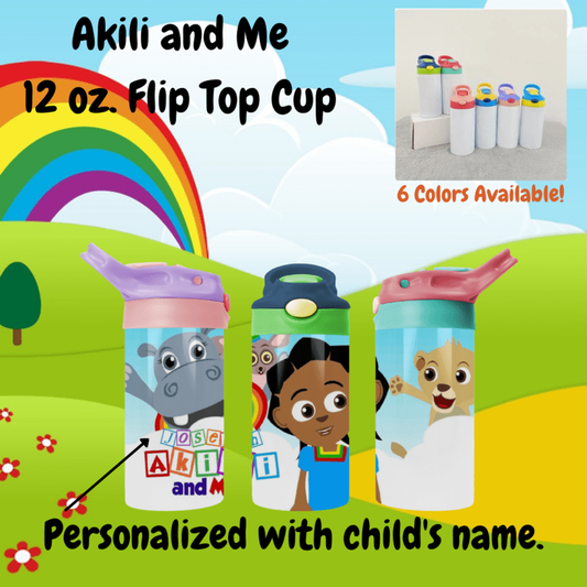 Custom 12 oz. Flip Top Kids Cup